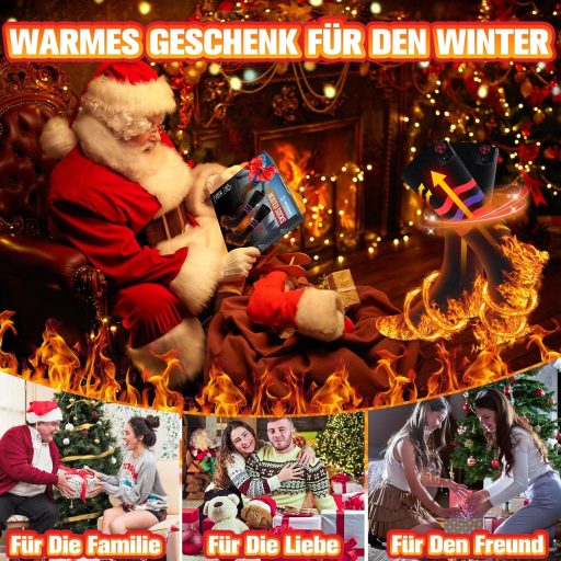 Multper fűthető zokni férfi női 5V 5000mAh újratölthető 3 fokozat