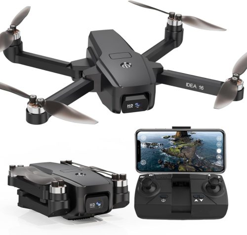 Toladrone 4K Kamerás Drón - Kefementes Motor, 5G WiFi, 40 km/h Sebesség, 30 Perc Repülési Idő, Felnőtteknek és Kezdőknek, Fekete