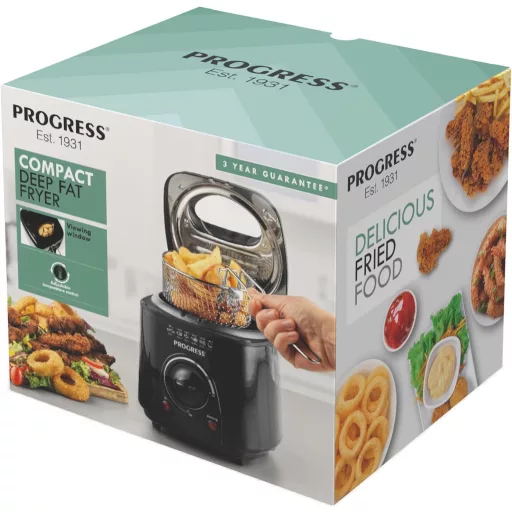 Progress Compact 1L Mini Mélysütő Levehető Kosárral, Antilengő Lábakkal és Szagszűrővel