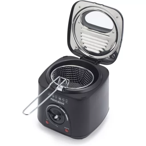 Progress Compact 1L Mini Mélysütő Levehető Kosárral, Antilengő Lábakkal és Szagszűrővel
