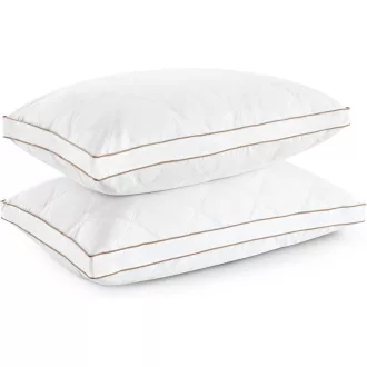   Deodar 2 kom Jorgan Jastuk 46x66 cm, Punjenje od guščjeg perja, 100% Pamuk, Hipolergeno