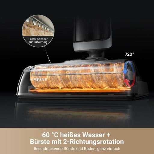 Dreame H14 Pro Nedves-Száraz Porszívó, 180° Lapos, 60°C Kefe Ápolás, 18000 Pa Szívóerő