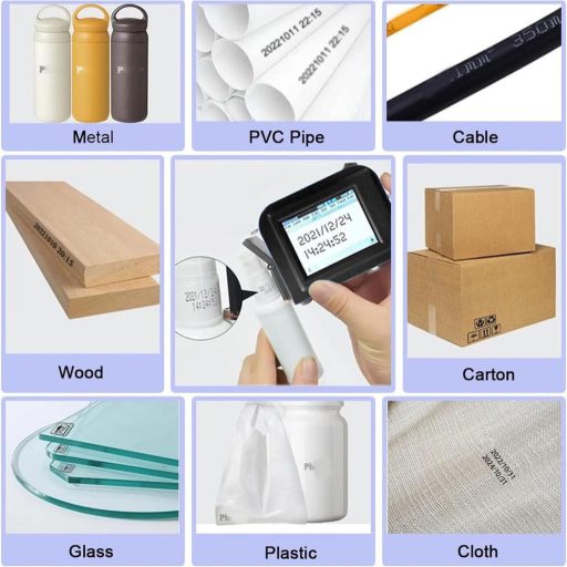 Prenosná ručná atramentová tlačiareň Fabater s rýchloschnúcou atramentovou kazetou