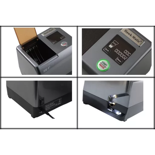 SHUNHAO Hawk-Matic elektromos cigarettagyártó gép titánszürke