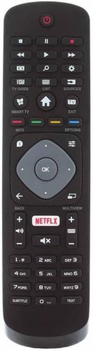Telecomanda Philips FOXRMT - Înlocuitor Original 996596003606, cu Buton Netflix, pentru Modele TV 32PFS5362/49PUS610112/65PUS6262, Programare