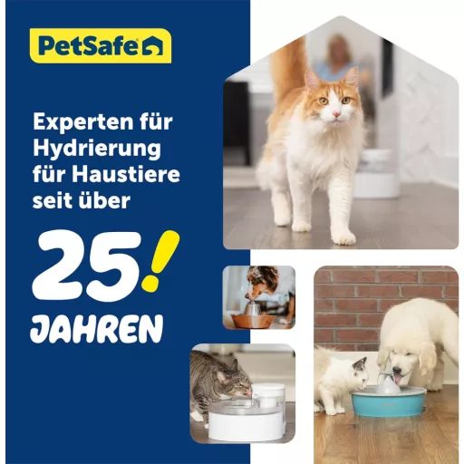 PetSafe Outlast 1,7l fontána na pitie pre mačky a malé psy s filtrom