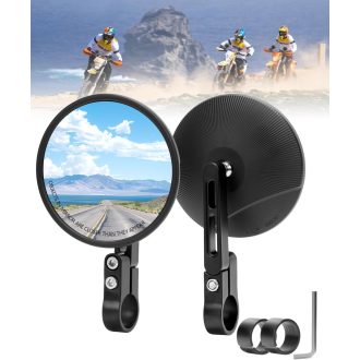   SUPAREE Motorkerékpár Tükör 360° Forgó E-Jóváhagyott Alsó Tükör 22-25,4mm