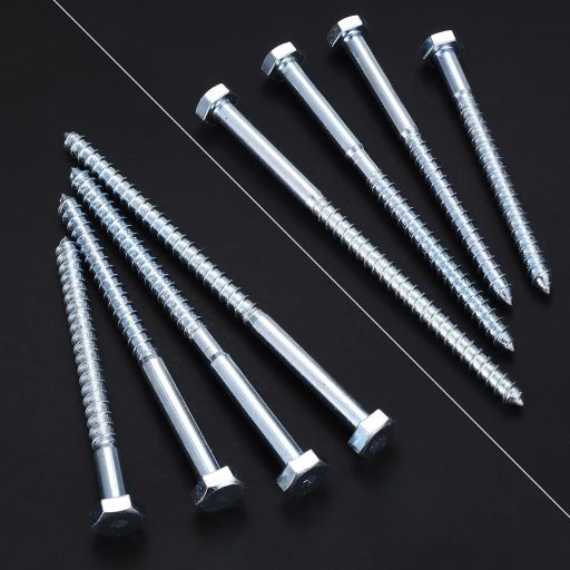 Hmkesoteric M10 Hatszögfejű Fa Csavar 10x120mm Horganyzott 10db Alátéttel