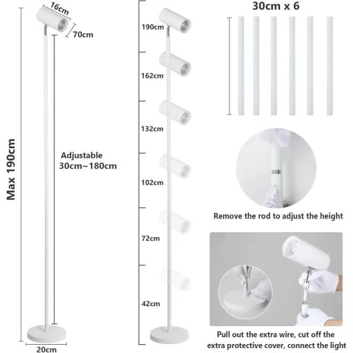 Lampă LED pentru plante Rayofly, spectru complet, 20W - Ilum