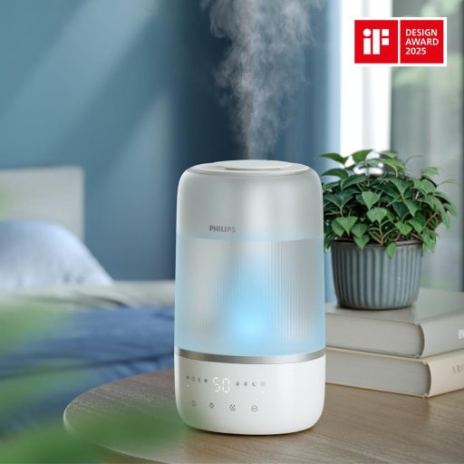 Philips Smart Párásító 38m² Aromaterápia Éjszakai Fény Csendes Alváshoz HU1509/00