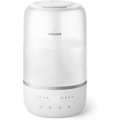 Philips Smart Párásító 38m² Aromaterápia Éjszakai Fény Csendes Alváshoz HU1509/00