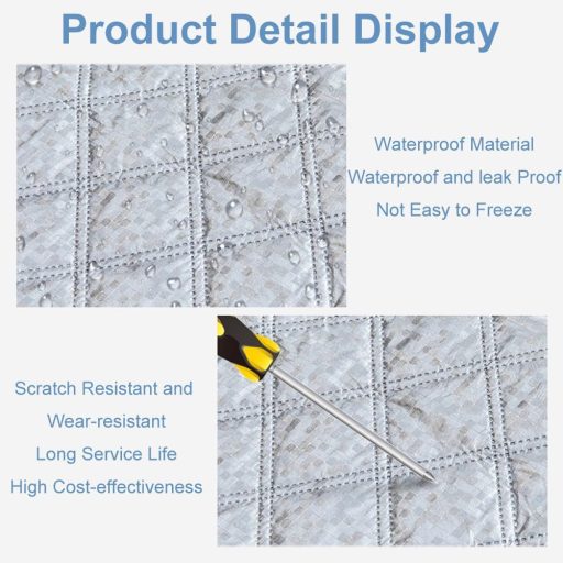 BASTOUR Szélvédő Takaró - Mágneses Rögzítésű Téli Védőborítás Hó, Jég, Fagy Ellen - UV Sugárzás, Nap és Por Elleni Összehajtható Autó Szélvé