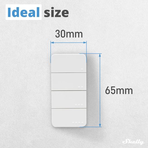 Telecomandă Bluetooth Shelly Blue RC Button 4 pentru automatizarea casei inteligente