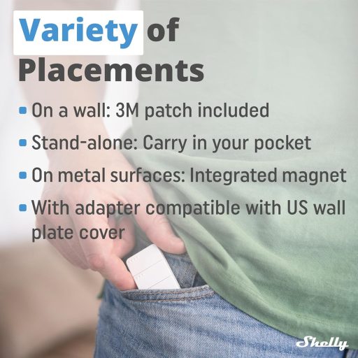 Telecomandă Bluetooth Shelly Blue RC Button 4 pentru automatizarea casei inteligente