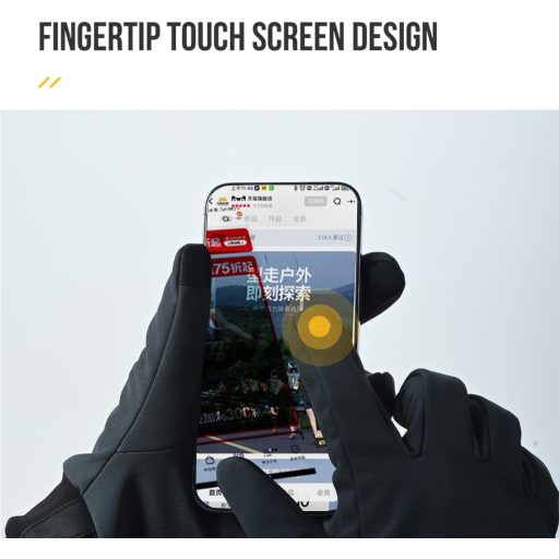 Wellwise Téli Kesztyű Férfiaknak és Nőknek - Meleg, Szélálló, Touchscreen Funkció