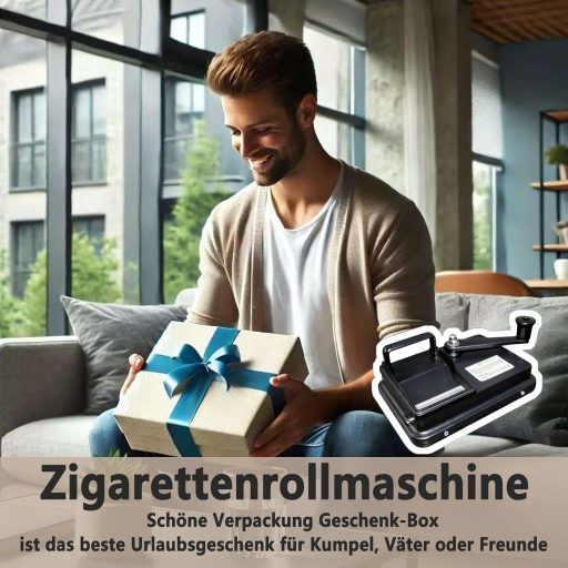 JIUJITSAW Cigaretta Tömörítő Gép 8mm Dohányzáshoz Fekete Kiegészítőkkel