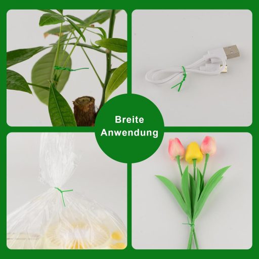 Sârmă de legat plante DASHUAIGE 150m cu bobină și tăietor, negru