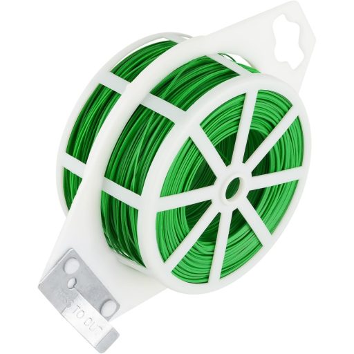 Sârmă de legat plante DASHUAIGE 150m cu bobină și tăietor, negru