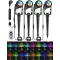ECOWHO RGB kertilámpa távirányítóval, időzítővel, IP65 vízálló, 4 darabos szett
