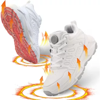   NBUABX Fűthető cipő férfi női 3 fokozat elektromos melegítő talppal téli túrázáshoz