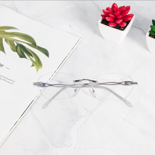 MMOWW Kékfény szűrő olvasószemüveg női fém könnyű számítógéphez