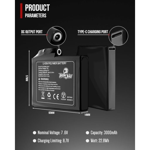BORLENI 3000 mAh USB grijane moto rukavice - Vodootporne, osjetljive na dodir, punjive električne zimske rukavice za grijanje ruku za muškarce, crne, veličina M