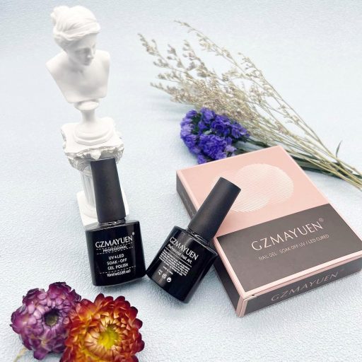 Sada gélových lakov na nechty GZMAYUEN Shellac Base Coat a Matt Top Coat UV 10 ml