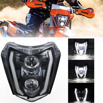   DREAMIZER LED svetlomet na motocykel E24 6500K kompatibilný s Enduro ATV KTM
