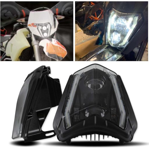 DREAMIZER LED svetlomet na motocykel E24 6500K kompatibilný s Enduro ATV KTM