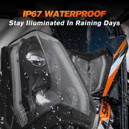 DREAMIZER Motorcycle LED Fényszóró E24 6500K Enduro ATV KTM Kompatibilis