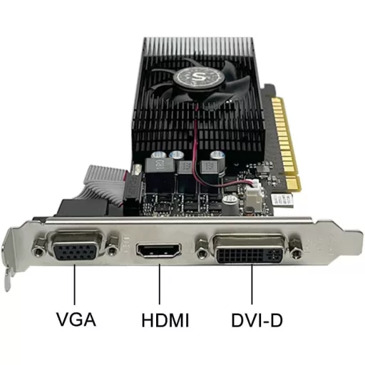 SAPLOS GTX 750 Ti 4GB Grafikus Kártya HDMI VGA DVI Alacsony Fogyasztás