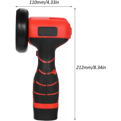 Mulcort Akkus Sarokcsiszoló 7000RPM 16.8V 2 Akkumulátorral