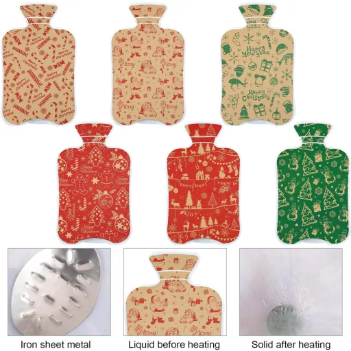 YeahBoom Gyermek Zsebbeli Kézmelegítő Párna 6db - Újrahasználható Nátrium-acetát Melegítőpárna 55°C, Kattintható Kézmelegítő Nőknek