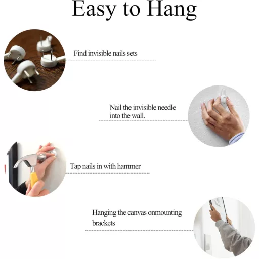 hyidecorart Vintage Morska Pejzaž Slika na Platnu s Drvenim Okvirom 50x75 cm - Danski Primorski Prizor Dekoracija Zida za Dnevni Boravak, Spavaću Sobu, Ured