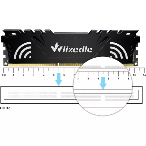 Wlizedle DDR3 32GB (4x8GB) 1866MHz CL13 Asztali RAM Memória 240-Pin