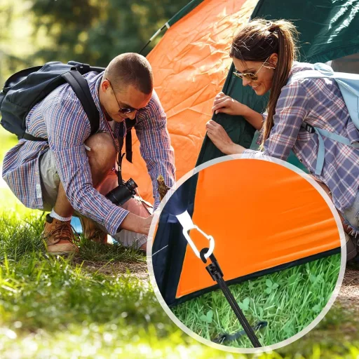 JULMELON Bungee Cord 20 db Horogos Gumikötél 15 cm Ponyvafeszítő