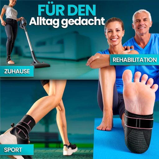 NativoDex Állítható Bokaszorító Plantar Fasciitis és Achilles Ín Támogatáshoz