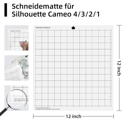 Prime Vinyl Vágóanyag Szett Silhouette Cameo 4/3/2/1 - 3 db 30,5x30,5 cm