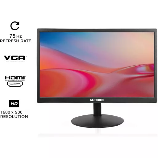 SKitphrati 20" üzleti monitor 1600x900 HDMI VGA 75Hz fekete