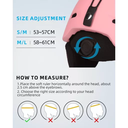 Cască de schi și snowboard JetBlaze cu ventilație pentru adulți și tineri