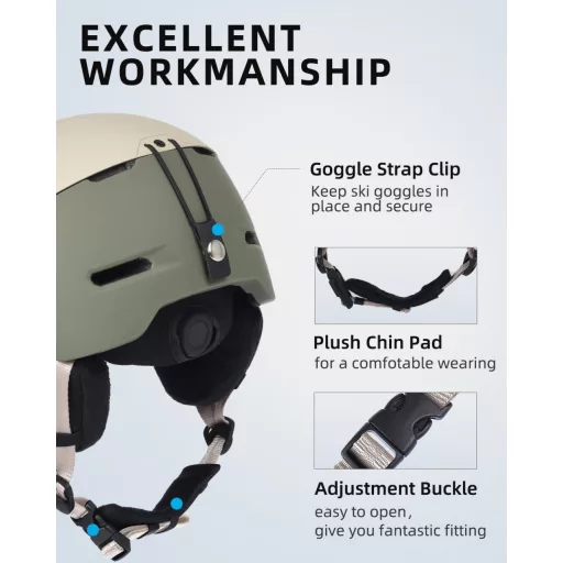 Cască de schi și snowboard JetBlaze, ‎S/M (53-57 cm), cu ventilație, mărime pentru adulți și tineri