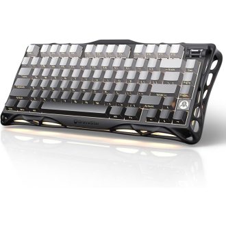   GravaStar Mercury K1 75% Mechanikus Gaming Billentyűzet Alumínium Exoskeleton RGB