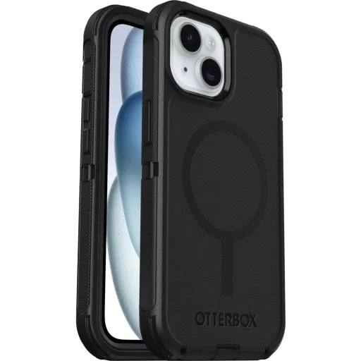 OtterBox Defender Series MagSafe iPhone 15/14/13 ütésálló védőtok fekete