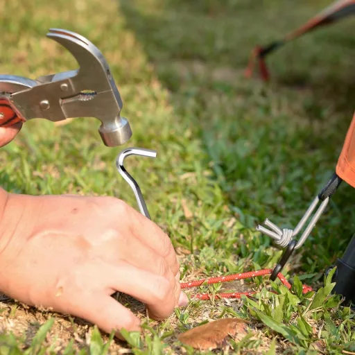 flintronic Piroane Cort 18cm Aluminiu 24buc. Țăruși Cort Metal Dur pentru Camping