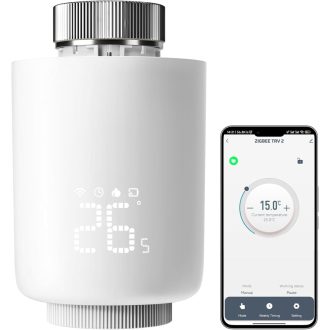   Termostat inteligent Zigbee DEWENWILS pentru calorifer, control programabil al încălzirii, compatibil cu Alexa și Google Home