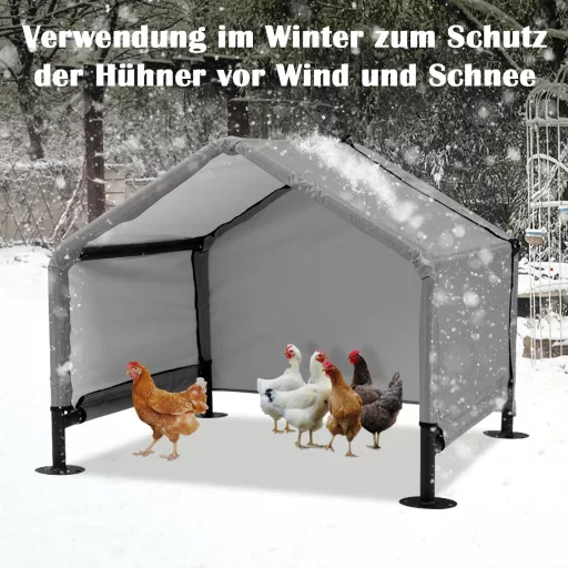 A.FATI Vonkajšia búda pre malých psov 75x65x65 cm s nepremokavou strechou, sivá