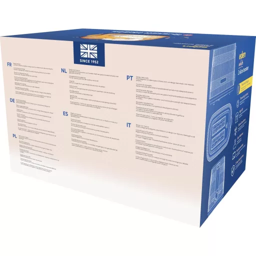 Russell Hobbs Eden 27370-56 kenyérpirító 2 szeletes fehér 6 fokozat leolvasztás funkcióval