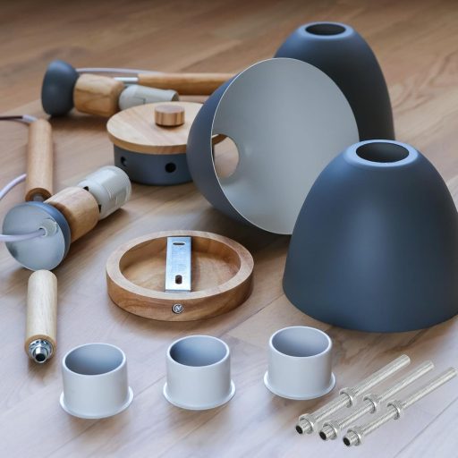 PATIKIL M8 Menetes Lámpacsatlakozó Készlet 12db Fehér Cinkozott Lámpaadapter