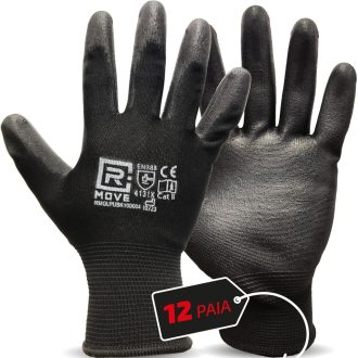   R MOVE 12 Perechi Mănuși de Protecție XL Îmbrăcăminte de Lucru, Mănuși Rezistente la Uzură și Tăiere pentru Bărbați și Femei