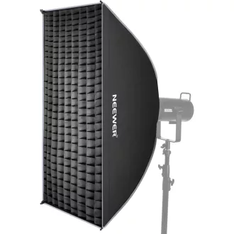   NEEWER 60x90cm Téglalap Softbox Bowens Rögzítéssel - Gyorskioldós Stúdió Fényformáló Diffúzorral és Rácsos Táskával, Aputure 120d és Godox S